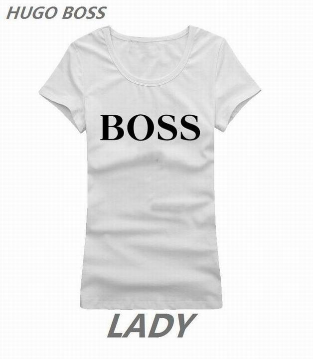 BOSS short round collar T woman S-XL-012